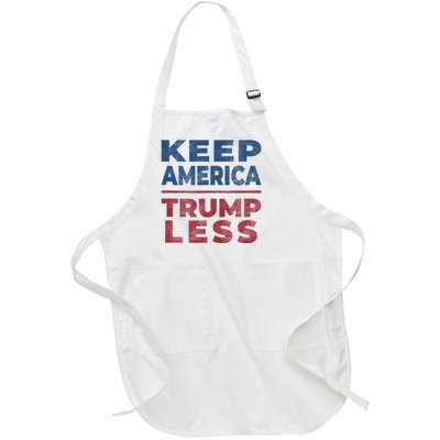 Keep America Trumpless America Election Full-Length Apron With Pockets