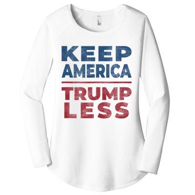 Keep America Trumpless America Election Women's Perfect Tri Tunic Long Sleeve Shirt