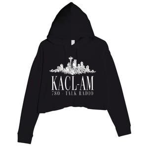 Kacl Am Talk Radio Crop Fleece Hoodie