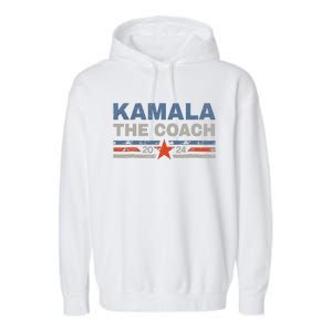 Kamala And The Coach 2024 Election Kamala Harris Tim Waltz Gift Garment-Dyed Fleece Hoodie