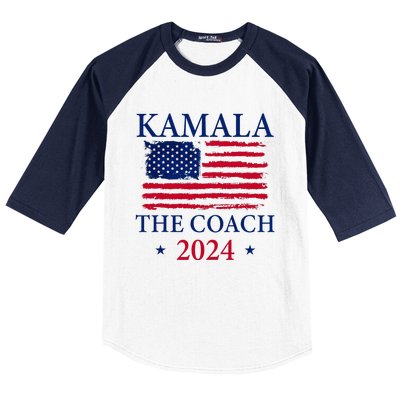 Kamala And The Coach Baseball Sleeve Shirt