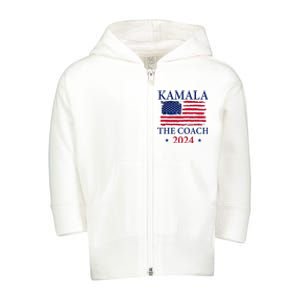 Kamala And The Coach Toddler Zip Fleece Hoodie