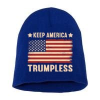 Keep America Trumpless Gift Short Acrylic Beanie