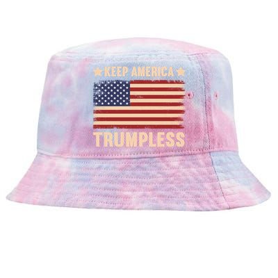 Keep America Trumpless Gift Tie-Dyed Bucket Hat