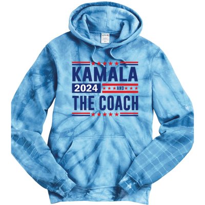 Kamala And The Coach 2024 Tie Dye Hoodie