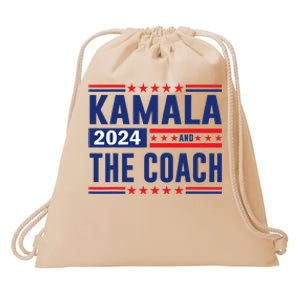 Kamala And The Coach 2024 Drawstring Bag