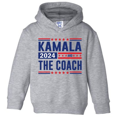 Kamala And The Coach 2024 Toddler Hoodie