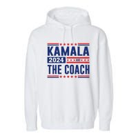 Kamala And The Coach 2024 Garment-Dyed Fleece Hoodie