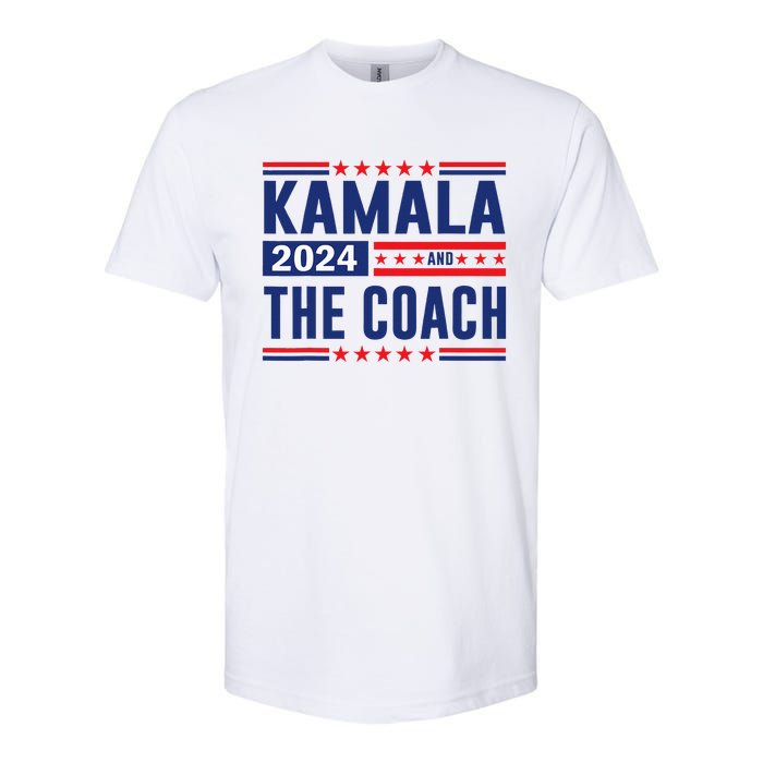 Kamala And The Coach 2024 Softstyle CVC T-Shirt