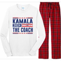 Kamala And The Coach 2024 Long Sleeve Pajama Set