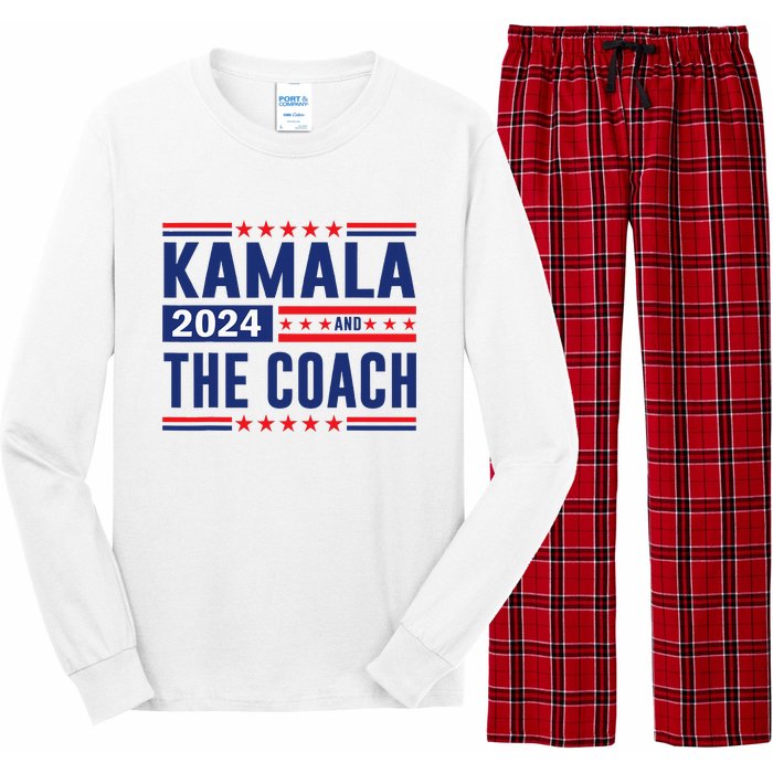 Kamala And The Coach 2024 Long Sleeve Pajama Set