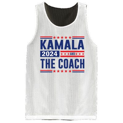 Kamala And The Coach 2024 Mesh Reversible Basketball Jersey Tank