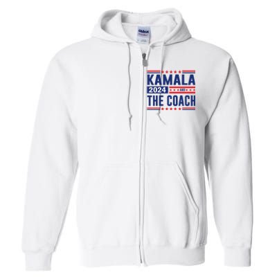 Kamala And The Coach 2024 Full Zip Hoodie