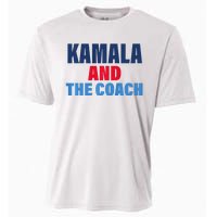 Kamala And The Coach Tim Walz And Kamala Harris Cooling Performance Crew T-Shirt