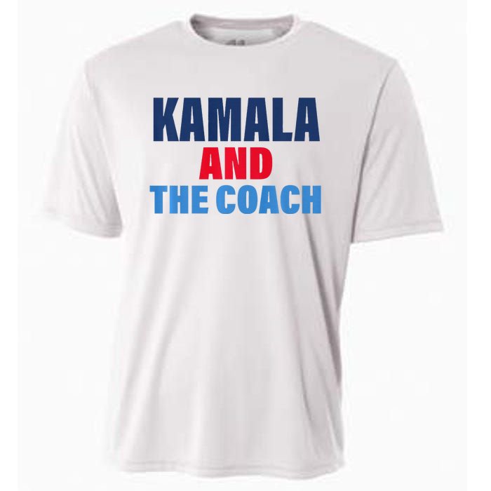 Kamala And The Coach Tim Walz And Kamala Harris Cooling Performance Crew T-Shirt