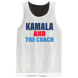 Kamala And The Coach Tim Walz And Kamala Harris Mesh Reversible Basketball Jersey Tank