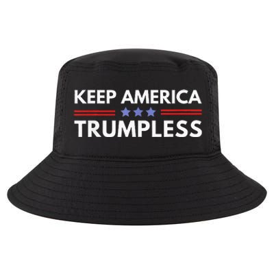 Keep America Trumpless Funny Anti Trump 2024 Pro Democrat Cool Comfort Performance Bucket Hat