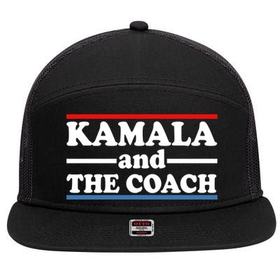 Kamala And The Coach 7 Panel Mesh Trucker Snapback Hat