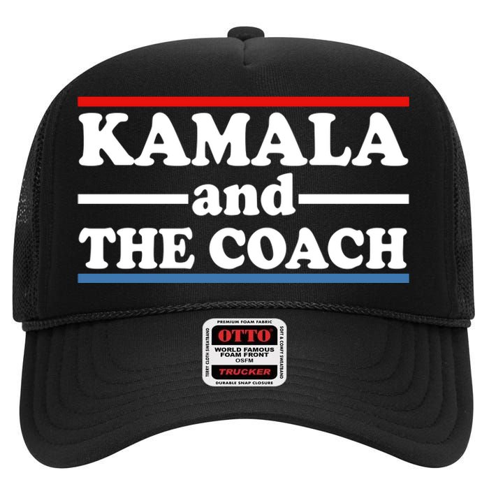 Kamala And The Coach High Crown Mesh Back Trucker Hat