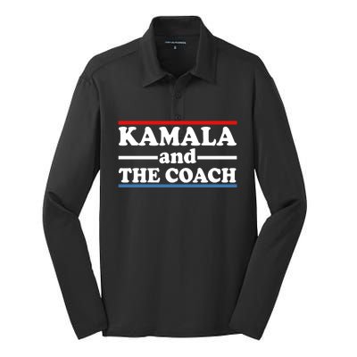 Kamala And The Coach Silk Touch Performance Long Sleeve Polo