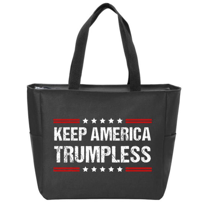 Keep America Trumpless Zip Tote Bag