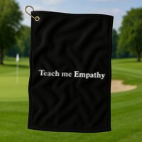 Kevin Abstract Teach Me Empathy Arizona Golf Towel