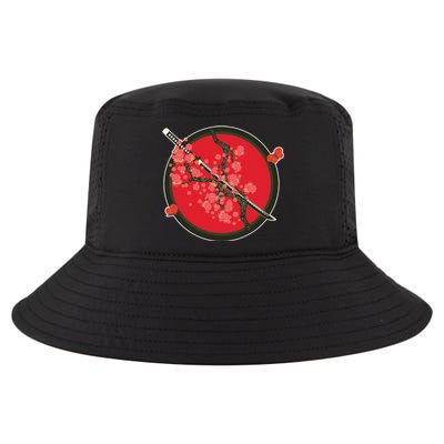 Katana Cherry Blossoms Cool Comfort Performance Bucket Hat