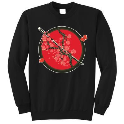 Katana Cherry Blossoms Sweatshirt