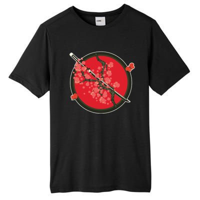 Katana Cherry Blossoms Tall Fusion ChromaSoft Performance T-Shirt