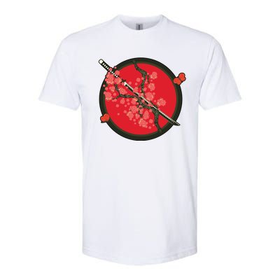 Katana Cherry Blossoms Softstyle CVC T-Shirt