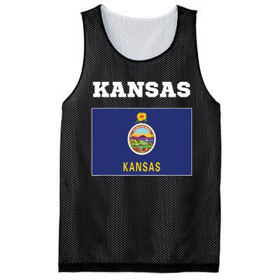 Kansas American Usa Top Travel Flag Gift Mesh Reversible Basketball Jersey Tank