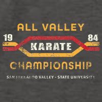 Karate All Valley 1984 Funny Vector Backpack
