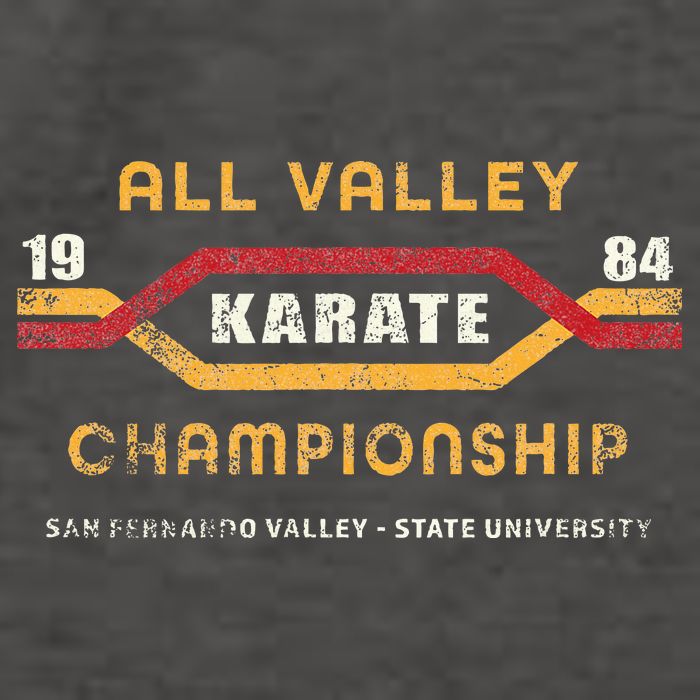 Karate All Valley 1984 Funny Vector Backpack