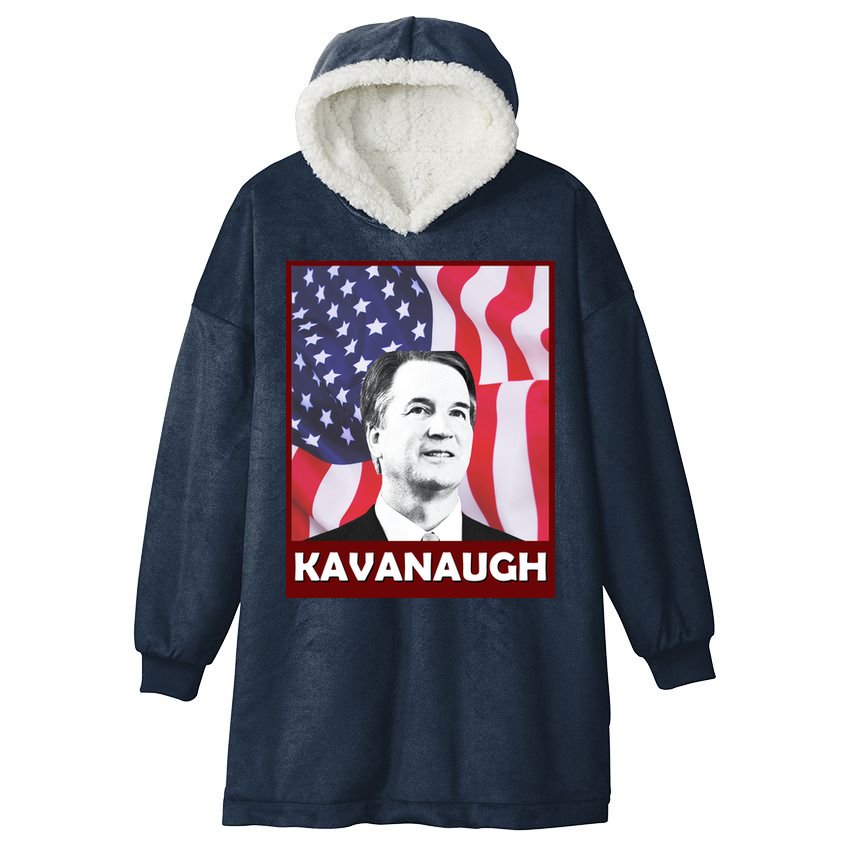 Kavanaugh American Flag Hooded Wearable Blanket