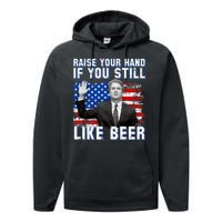 Kavanaugh Still Like Beer American Flag Performance Fleece Hoodie