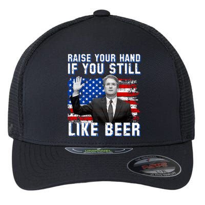 Kavanaugh Still Like Beer American Flag Flexfit Unipanel Trucker Cap