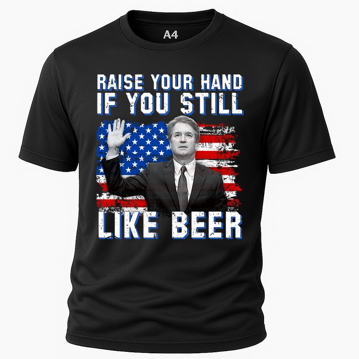 Kavanaugh Still Like Beer American Flag Cooling Performance Crew T-Shirt