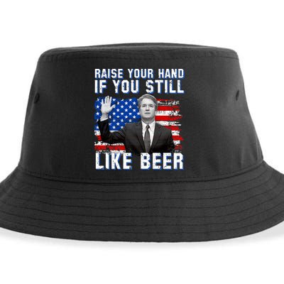 Kavanaugh Still Like Beer American Flag Sustainable Bucket Hat