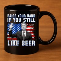 Kavanaugh Still Like Beer American Flag 11oz C Handle Ceramic Mug