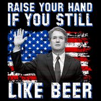Kavanaugh Still Like Beer American Flag Drawstring Bag