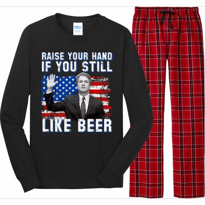 Kavanaugh Still Like Beer American Flag Long Sleeve Pajama Set