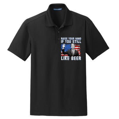 Kavanaugh Still Like Beer American Flag Dry Zone Grid Polo