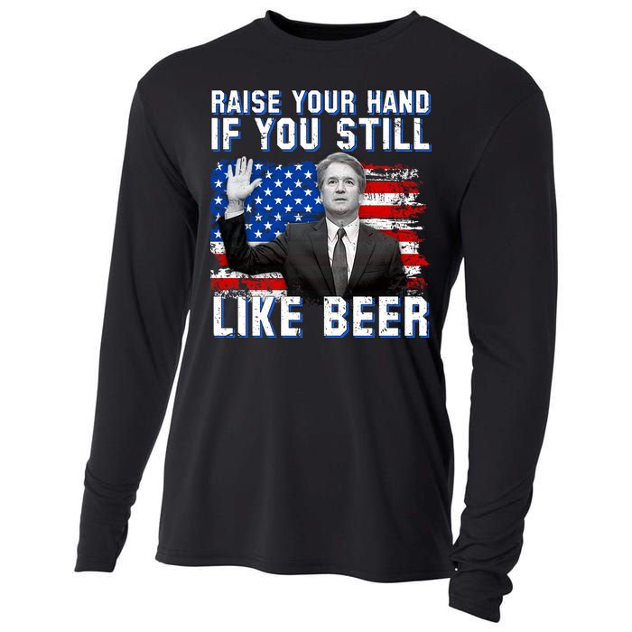 Kavanaugh Still Like Beer American Flag Cooling Performance Long Sleeve Crew