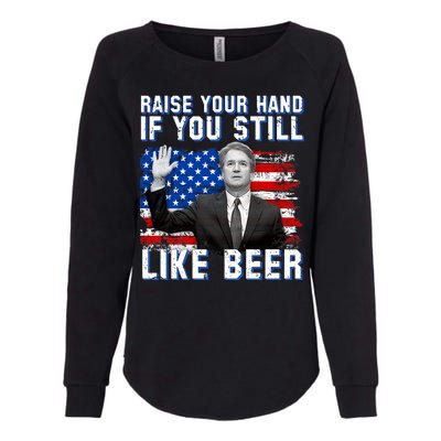 Kavanaugh Still Like Beer American Flag Womens California Wash Sweatshirt