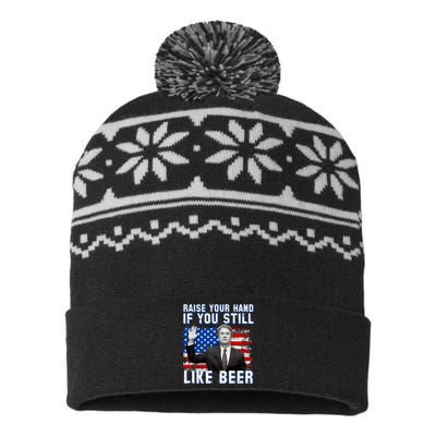 Kavanaugh Still Like Beer American Flag USA-Made Snowflake Beanie