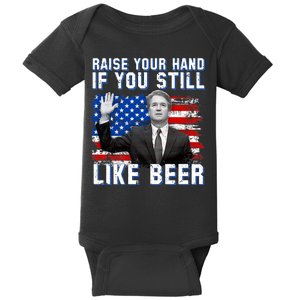 Kavanaugh Still Like Beer American Flag Baby Bodysuit