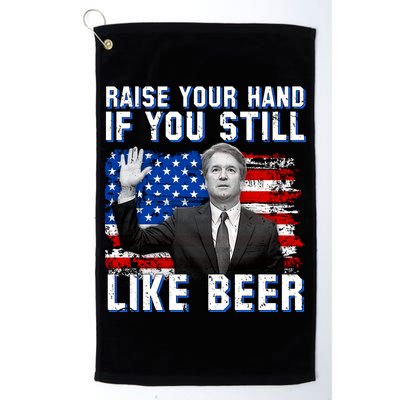 Kavanaugh Still Like Beer American Flag Golf Towel