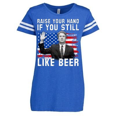 Kavanaugh Still Like Beer American Flag Enza Ladies Jersey Football T-Shirt