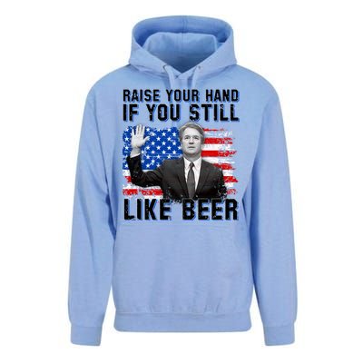 Kavanaugh Still Like Beer American Flag Unisex Surf Hoodie