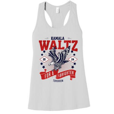 Kamala And Walz For A Brighter Tomorrow 2024 Boho Women's Racerback Tank